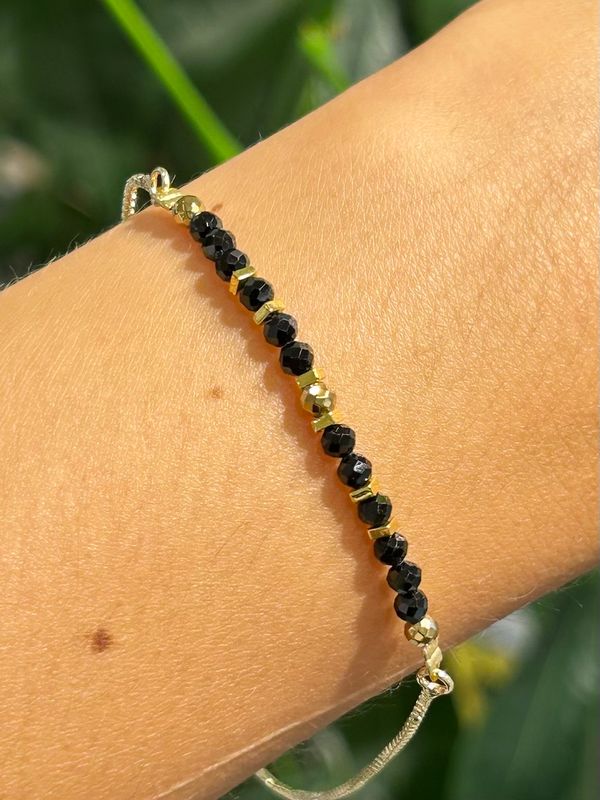 Original armband onyx (goud)