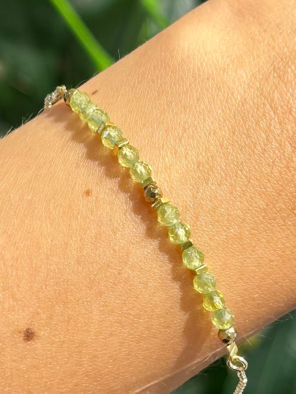 Original armband peridoot (goud)