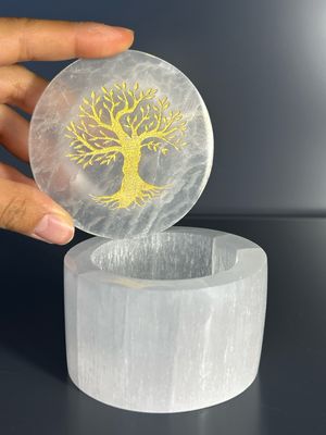 Seleniet juwelendoosje (tree of life) Seleniet juwelendoosje (tree of life)
