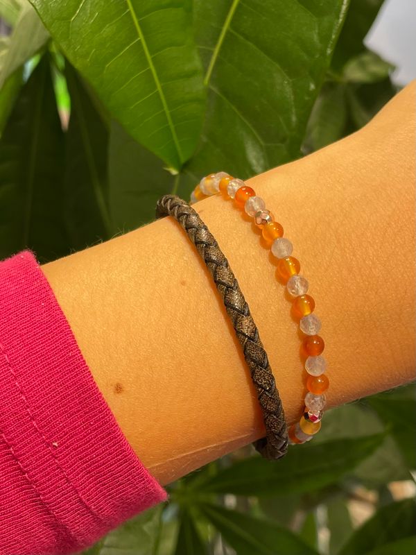 Carneool armband (geluk) (pre-order)