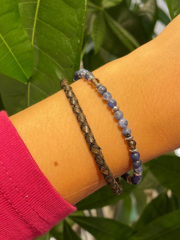 Sodaliet armband (helderheid) (pre-order)