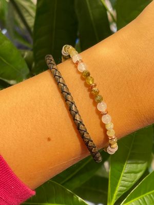Groene granaat armband (vreugde) (pre-order) Groene granaat armband (vreugde) (pre-order)