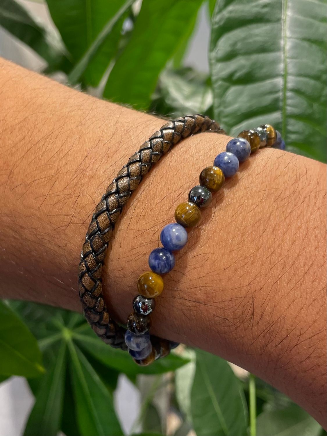 Blue beads armband (sodaliet) (pre-order)