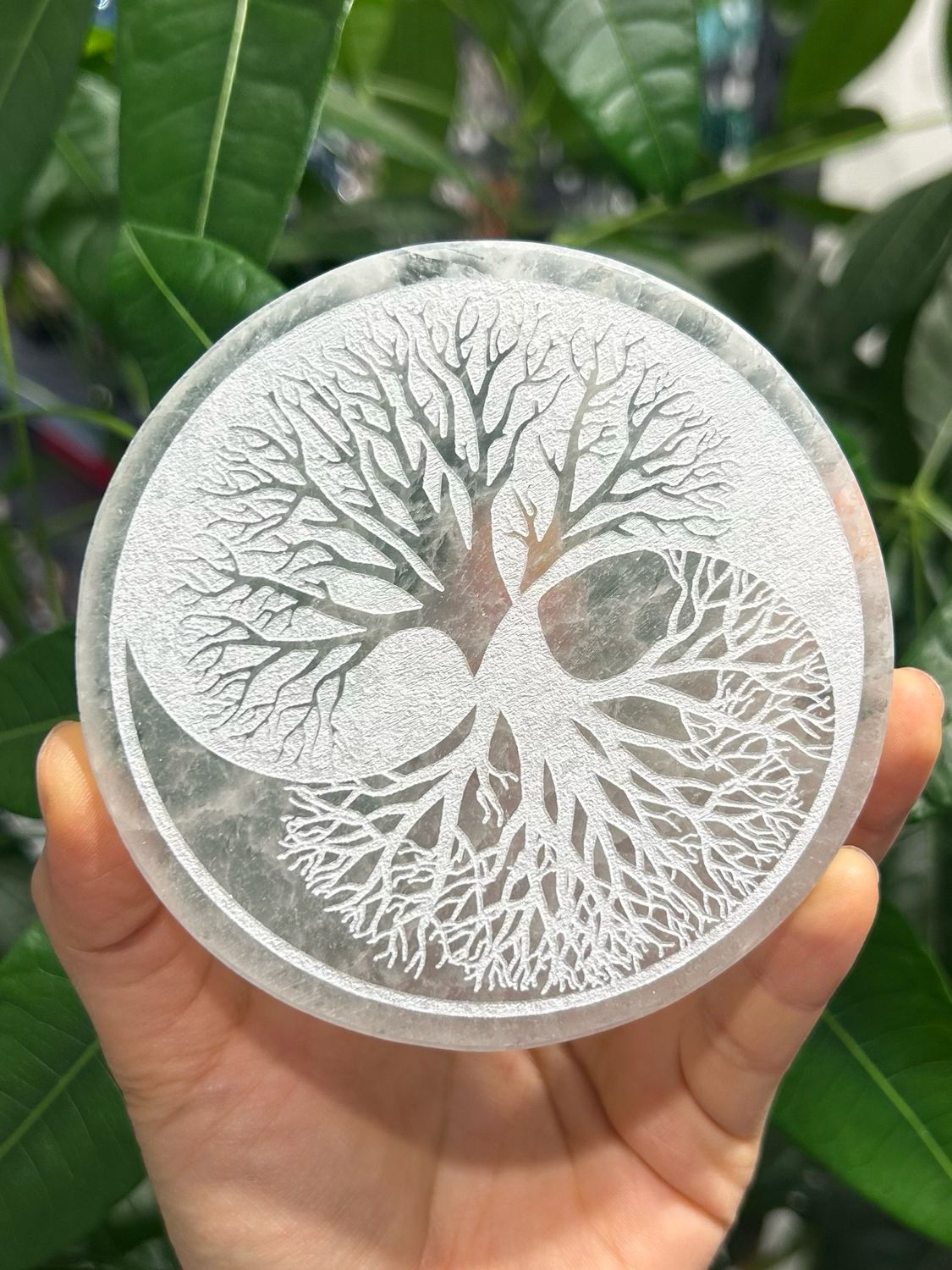 Seleniet round disc (ying yang)
