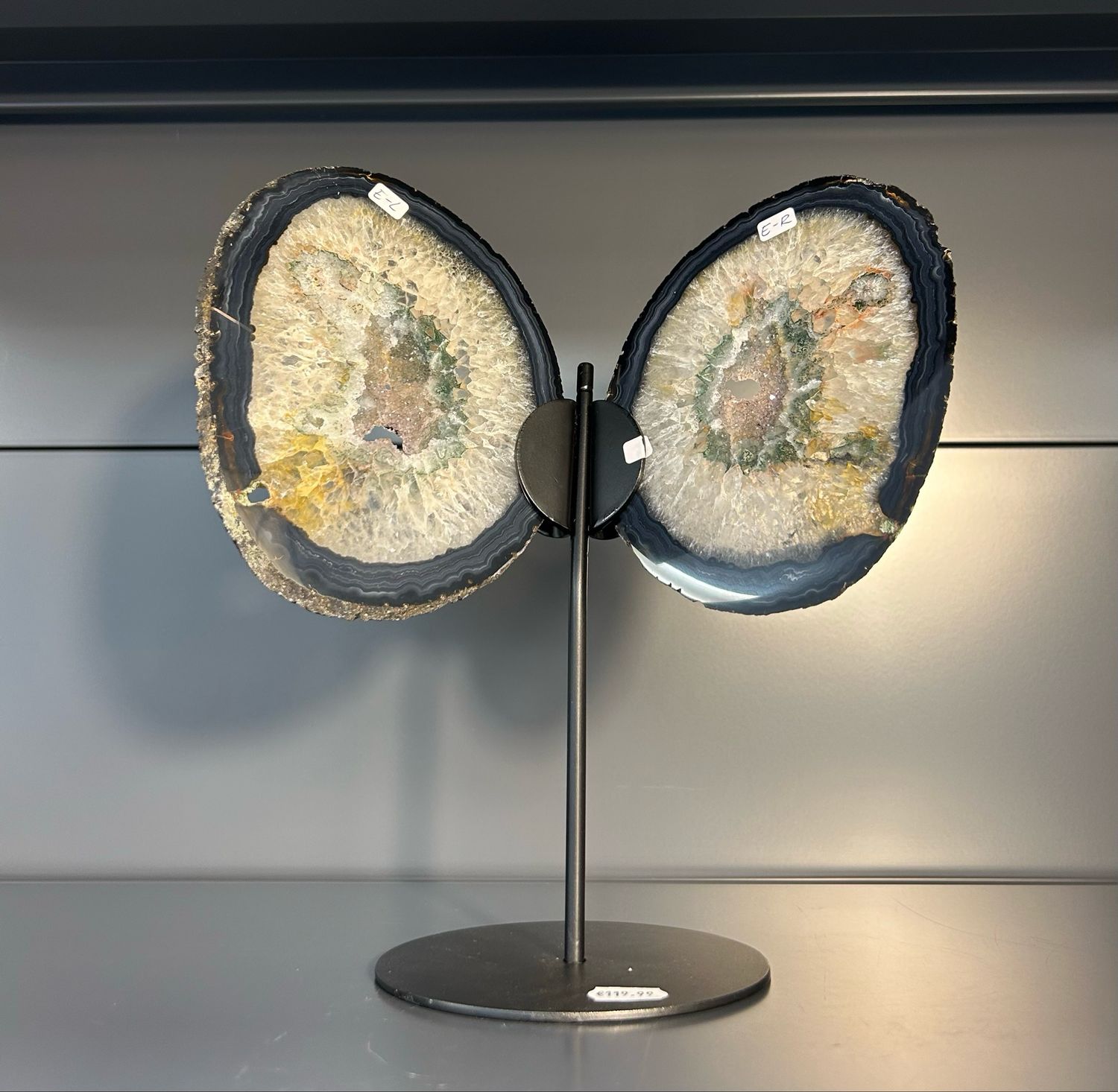 Grote vlinder op standaard