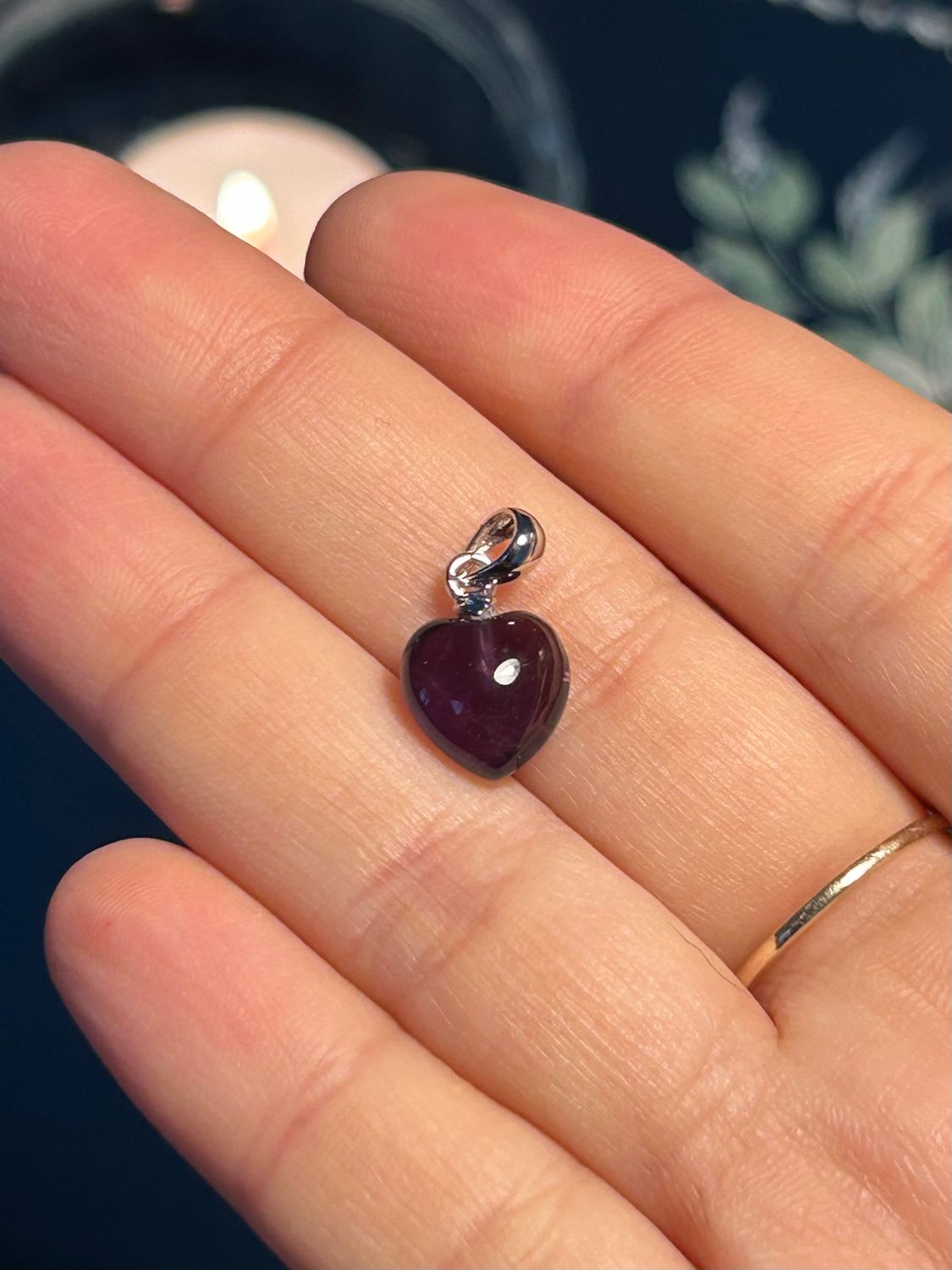 Amethist ketting hangertje (925 zilver) Amethist ketting hangertje (925 zilver)