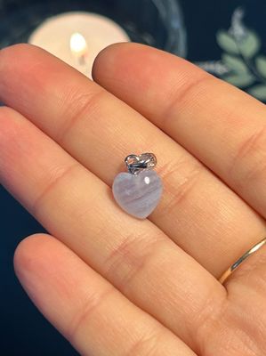 Chalcedoon ketting hangertje (925 zilver) Chalcedoon ketting hangertje (925 zilver)