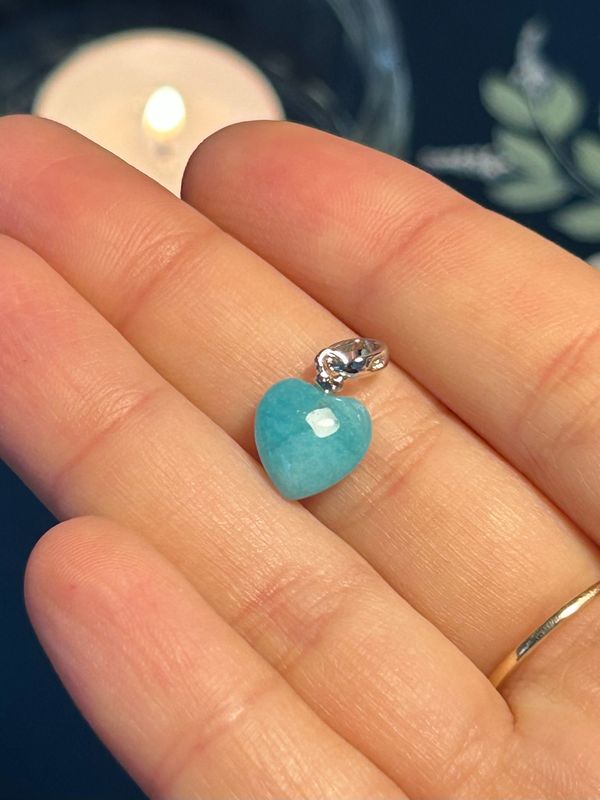 Amazoniet ketting hangertje (925 zilver) Amazoniet ketting hangertje (925 zilver)