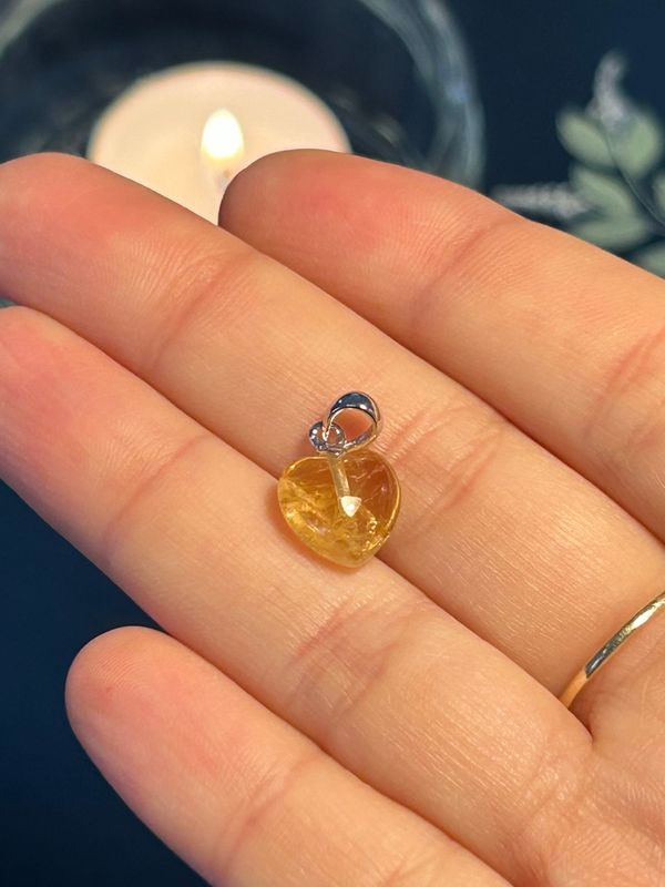 Citrien ketting hangertje (925 zilver) Citrien ketting hangertje (925 zilver)