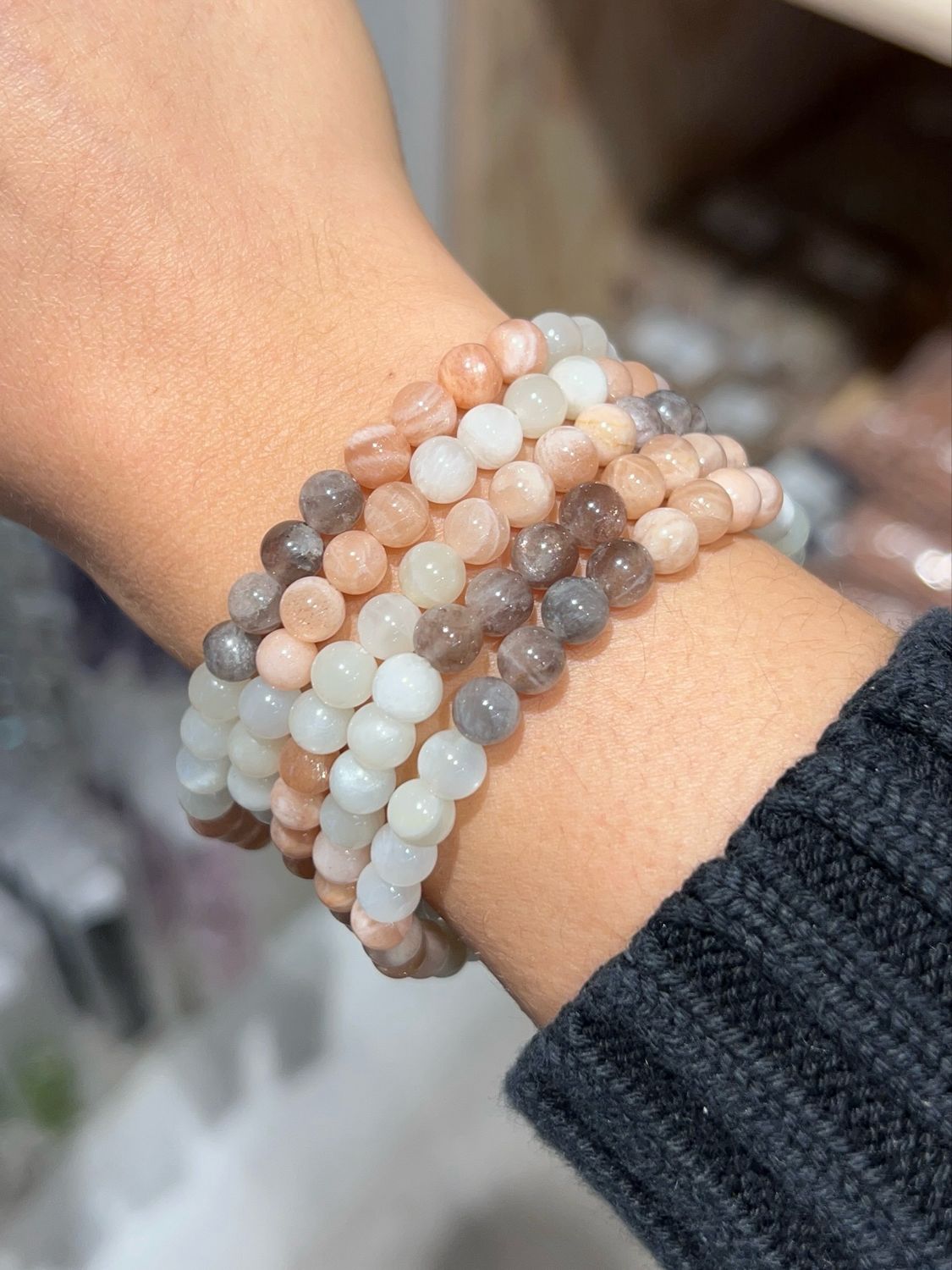 Maansteen mix 6mm (intuïtie, vrouwelijkheid, vruchtbaarheid) Maansteen mix 6mm (intuïtie, vrouwelijkheid, vruchtbaarheid)