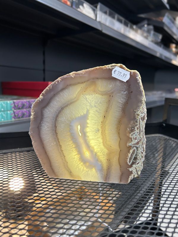 Grote agaat lamp (sfeerverlichting)