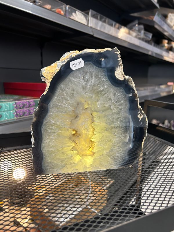 Nelly's fav! Mega agaat lamp (sfeerverlichting)