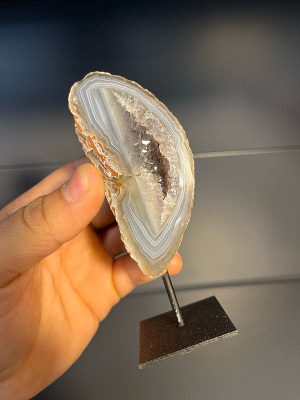 Kleine agaat op standaard Kleine agaat op standaard