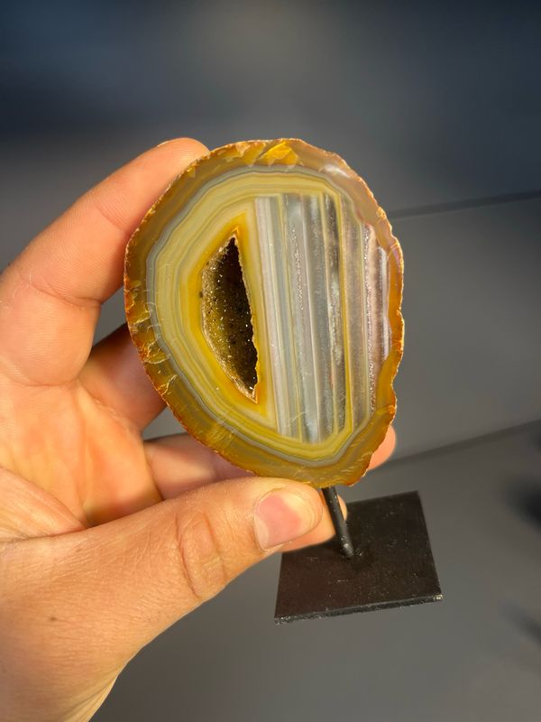 Kleine agaat op standaard Kleine agaat op standaard