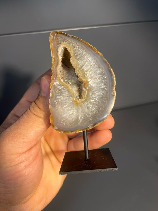 Kleine agaat op standaard Kleine agaat op standaard