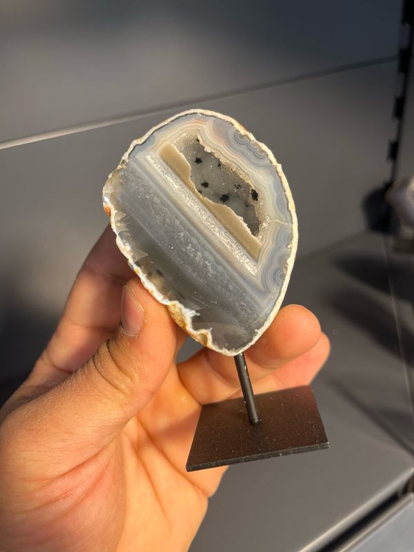 Kleine agaat op standaard Kleine agaat op standaard