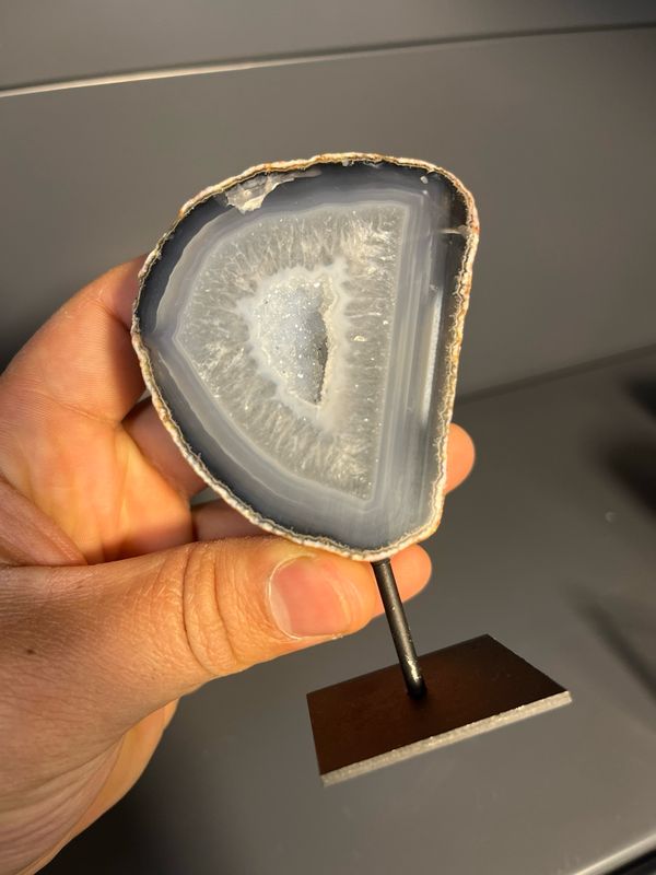 Kleine agaat op standaard Kleine agaat op standaard