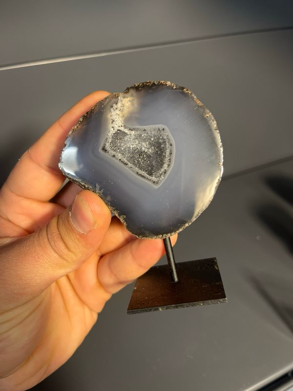 Kleine agaat op standaard Kleine agaat op standaard