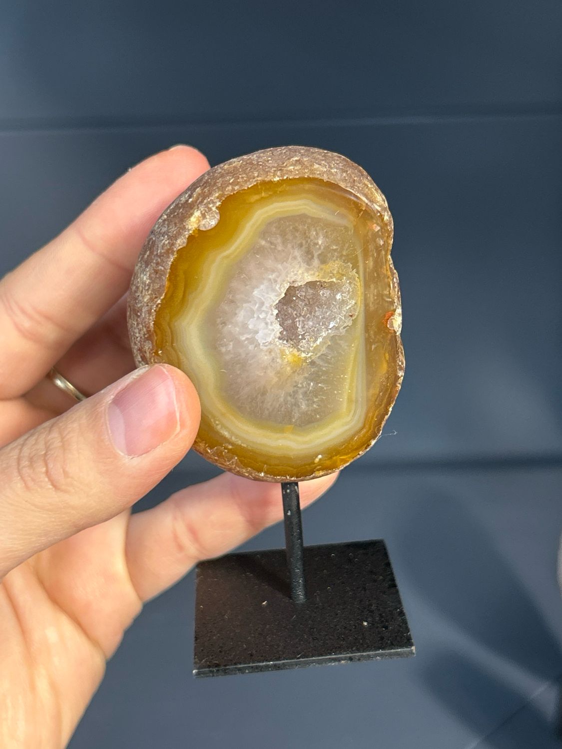 Agaatje op standaard (enorm schattig!) Agaatje op standaard (enorm schattig!)