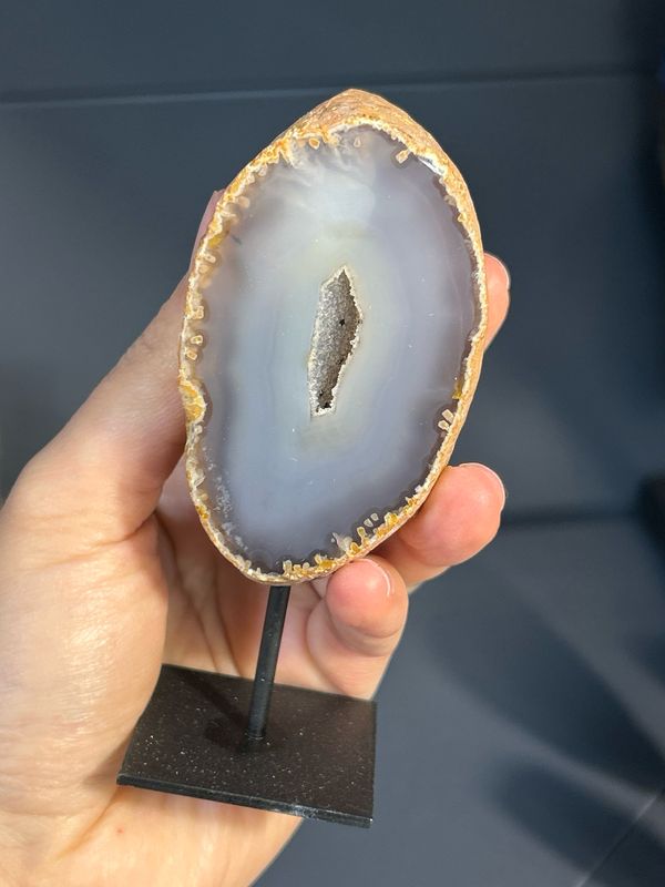 Agaatje op standaard (enorm schattig!)