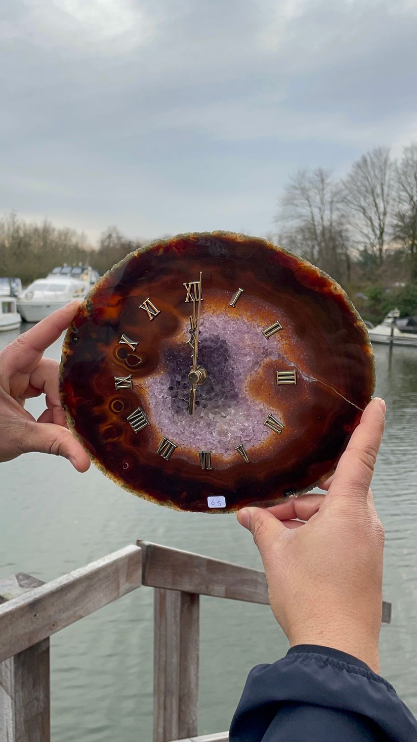 #65 Grote agaat klok #65 Grote agaat klok