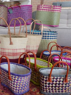 Hand made (boodschappen) tassen