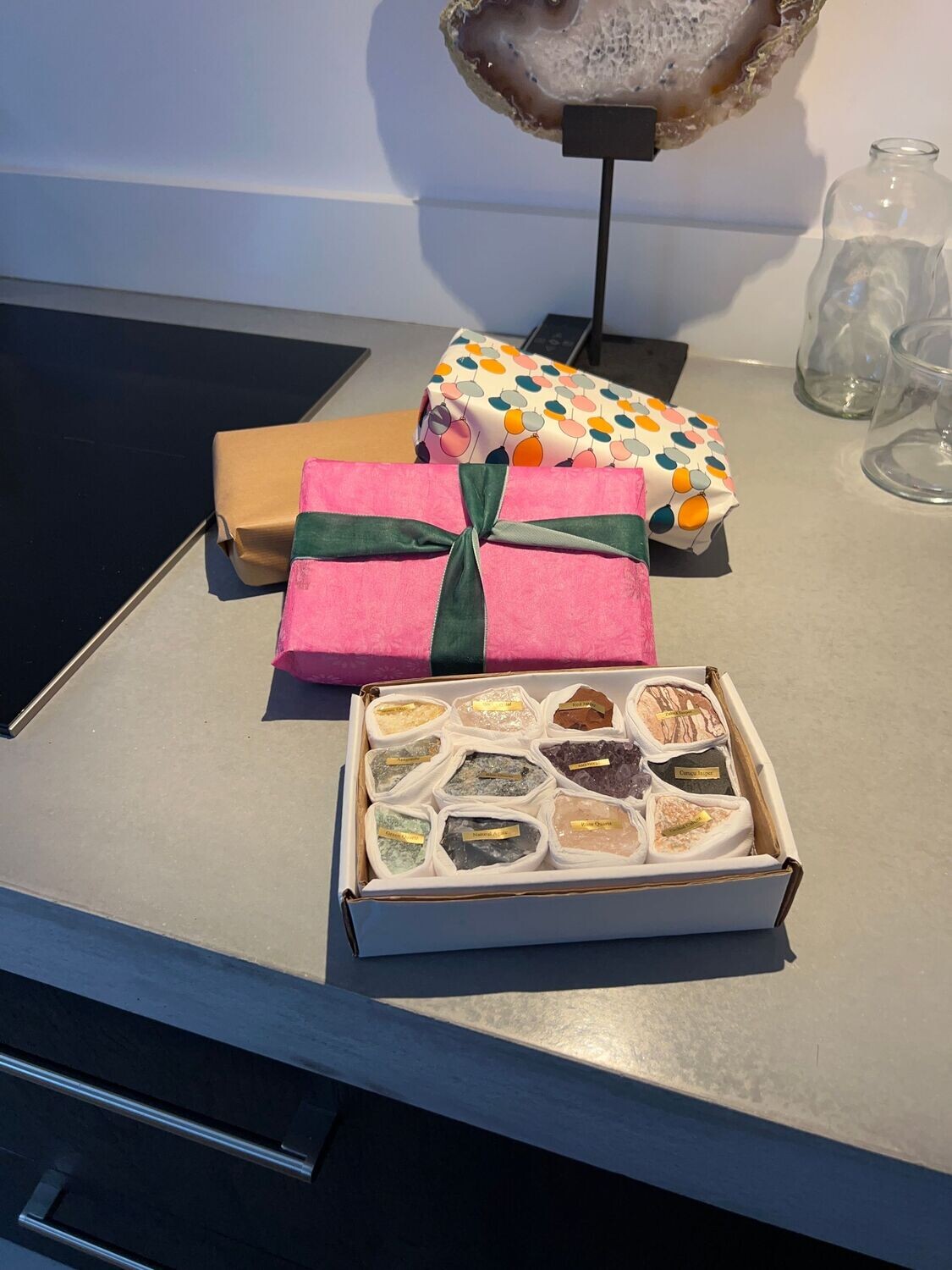 Mix doos met ruwe stenen Mix doos met ruwe stenen