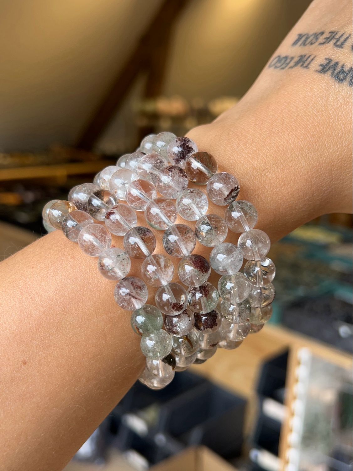 lodoliet armband 10mm (krachtige healer, top voor manifesteren) lodoliet armband 10mm (krachtige healer, top voor manifesteren)