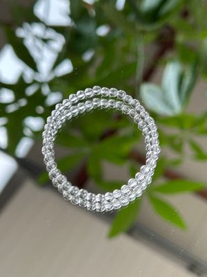 Kinder armband bergkristal (4mm) Kinder armband bergkristal (4mm)