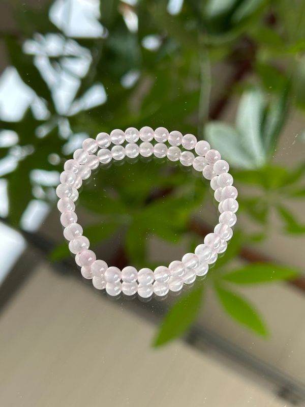 Kinder armband rozenkwarts (4mm)