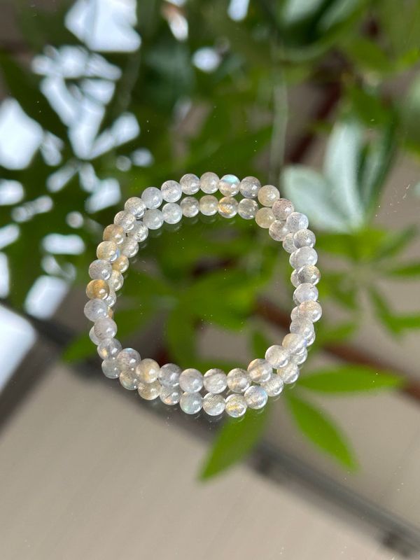 Kinder armband labradoriet (4mm)