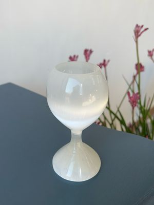 seleniet theelichthouder kelk 12cm