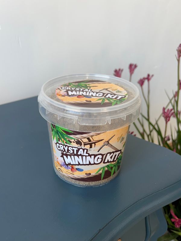 Crystal mining kit + kwastje Crystal mining kit + kwastje