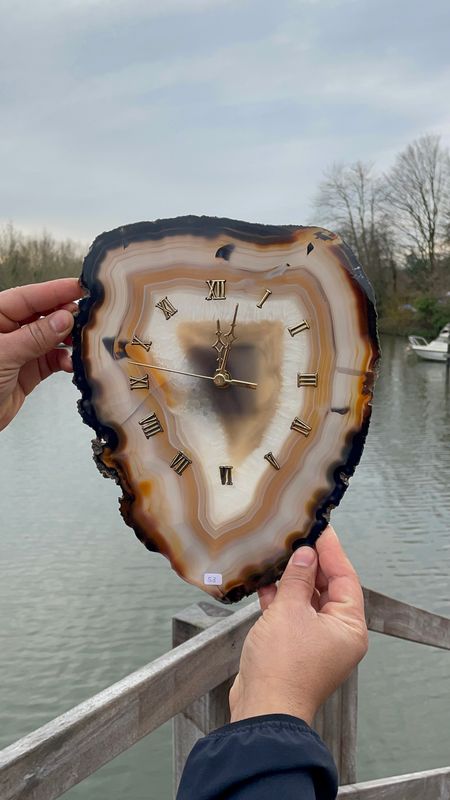 #53 Grote agaat klok #53 Grote agaat klok