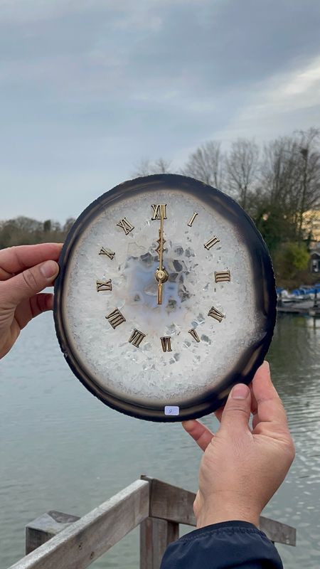 #9 Grote agaat klok #9 Grote agaat klok