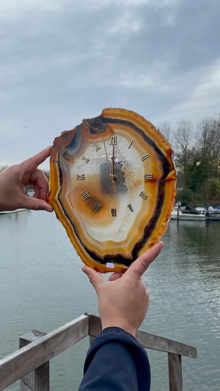 #77 Grote agaat klok #77 Grote agaat klok