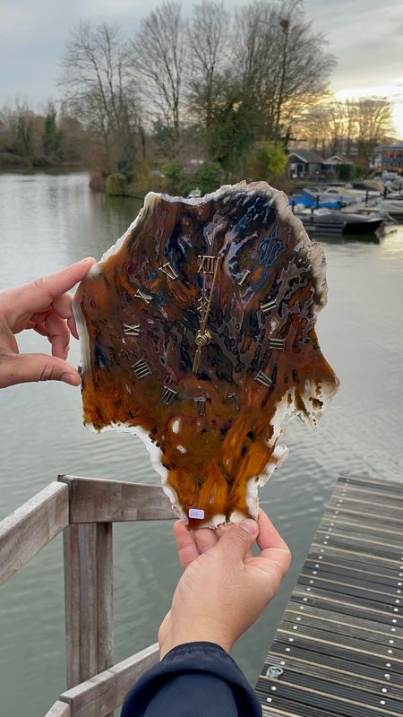 #68 Grote agaat klok #68 Grote agaat klok