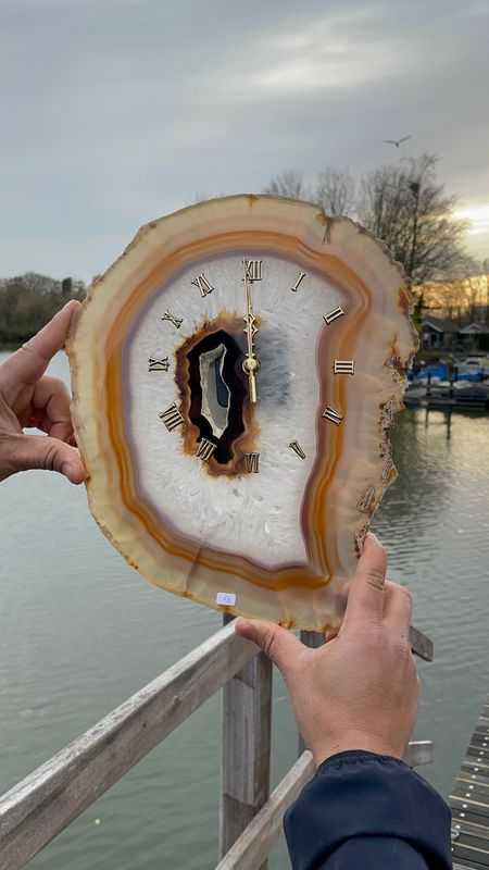 #63 Grote agaat klok #63 Grote agaat klok