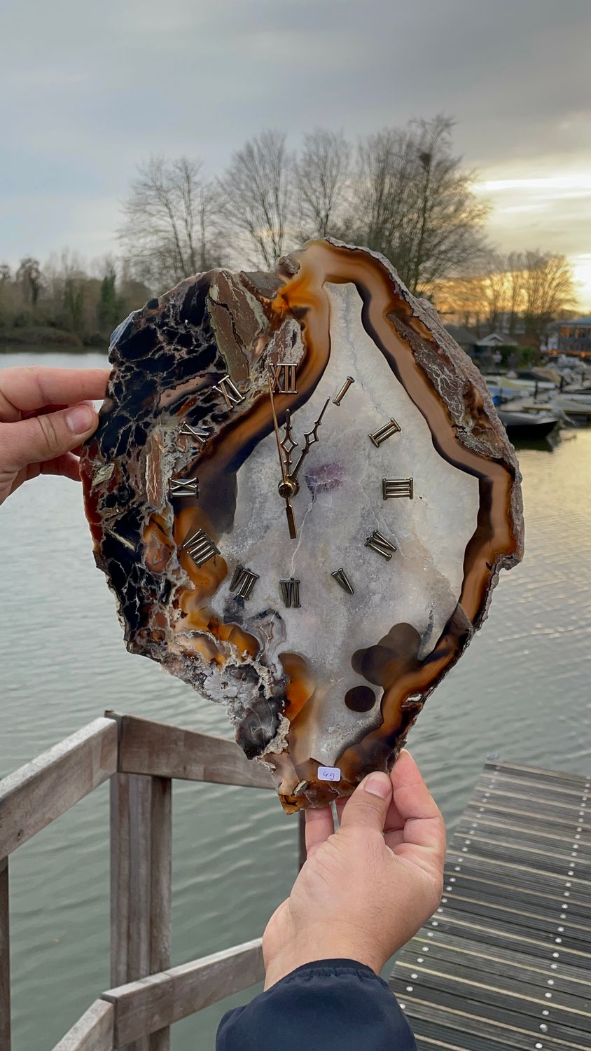 #49 Grote agaat klok