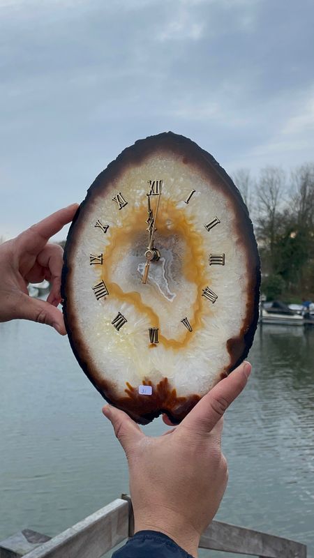 #31 Grote agaat klok #31 Grote agaat klok