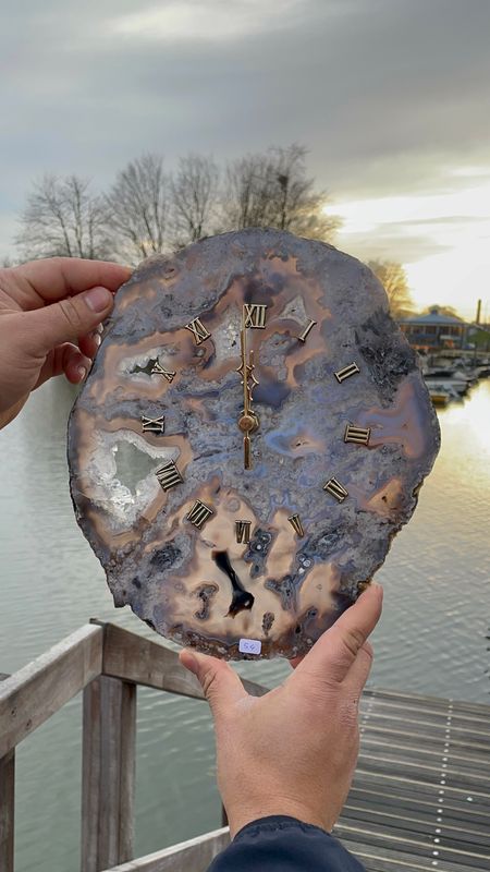 #54 Grote agaat klok #54 Grote agaat klok