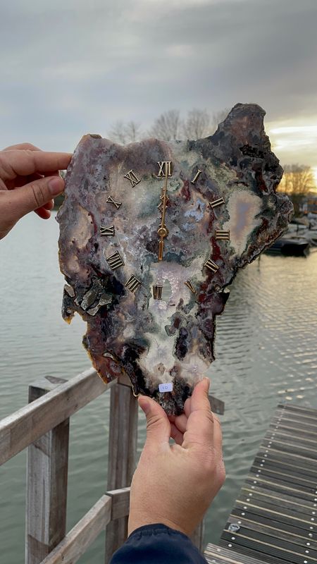 #10 Grote agaat klok #10 Grote agaat klok