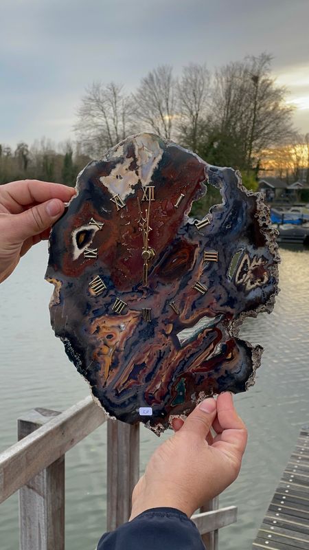 #59 Grote agaat klok #59 Grote agaat klok