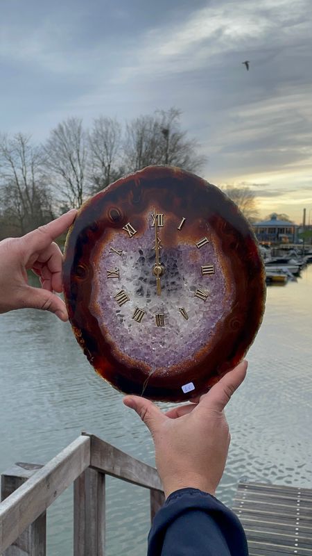 #66 Grote agaat klok #66 Grote agaat klok