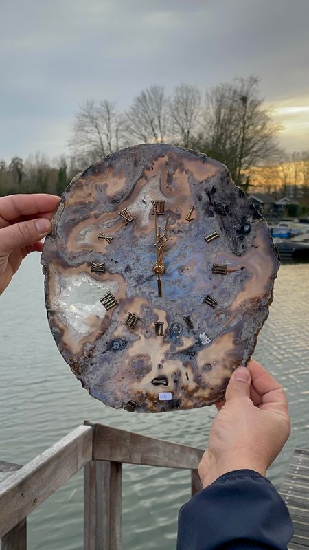 #15 Grote agaat klok #15 Grote agaat klok