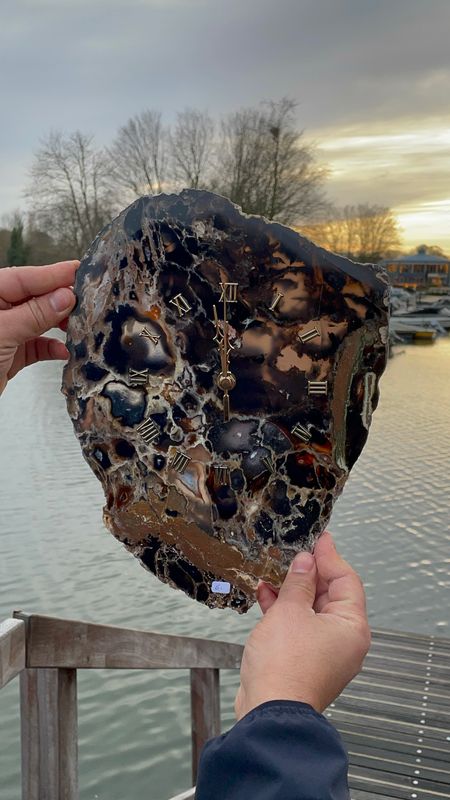 #61 Grote agaat klok #61 Grote agaat klok