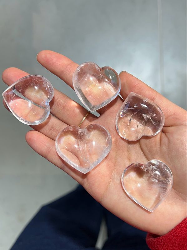 Bergkristal hart 35mm, Madagaskar Bergkristal hart 35mm, Madagaskar