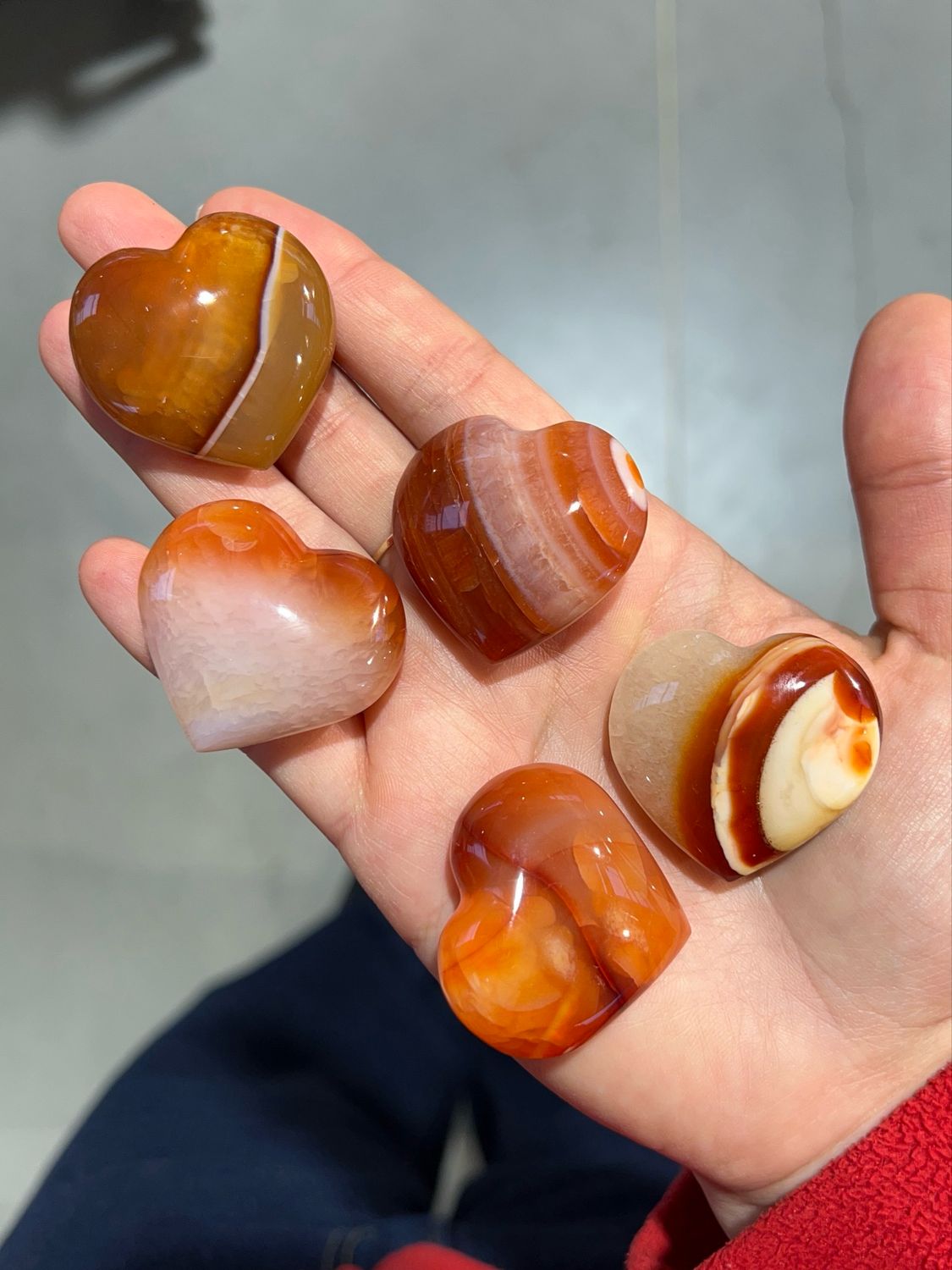 Carneool hart 35mm, Madagaskar Carneool hart 35mm, Madagaskar