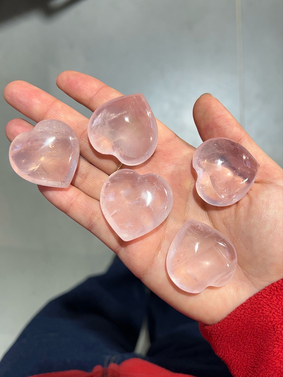 Rozenkwarts hart 35mm, Madagaskar Rozenkwarts hart 35mm, Madagaskar