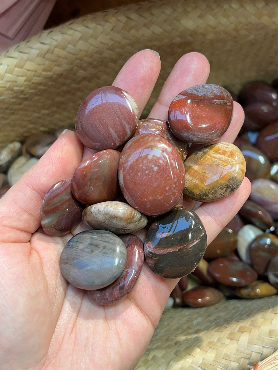 versteend hout trommelsteen (aardend, stabiliserend en ontspannend) versteend hout trommelsteen (aardend, stabiliserend en ontspannend)